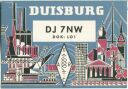 QSL - Funkkarte - DJ7NW - Duisburg