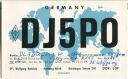 QSL - QTH - Funkkarte - DJ5PO - Germany