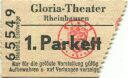 Rheinhausen - Gloria-Theater - Kinokarte