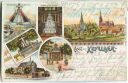 Postkarte - Gruss aus Kevelaer - Farblitho
