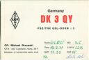QSL - Funkkarte - DK3QY - Coesfeld