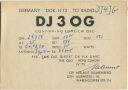 QSL - QTH - Funkkarte - DJ3OG - Münster