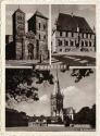 Ansichtskarte - Osnabrück - Dom - Rathaus - St. Katharinen