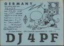 QSL - Funkkarte - DJ4PF