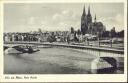 Köln - Neue Brücke - Strassenbahn - Postkarte