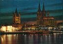 Ansichtskarte - Köln bei Nacht