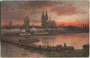 Köln - Künstler-Ansichtskarte