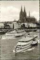 Postkarte - Köln - Rheinschiffe