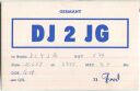 Funkkarte - DJ2JG - Köln-Raderthal