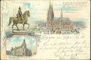 Postkarte - Gruss aus Köln - Dom - Post
