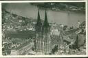 Köln - Dom - Foto-AK Kern-Luftbild Handabzug 30er Jahre
