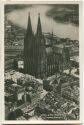 Köln - Dom - Fliegeraufnahme - Foto-Ansichtskarte