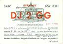 QSL - Funkkarte - DJ2GG - 514.. Bergisch Gladbach