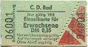 Leverkusen - C. D. Bad Carl-Duisberg Bad - Eintrittskarte
