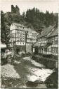 Monschau - Partie an der Rur mit Haller - Foto-AK