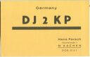 QSL - QTH - Funkkarte - DJ2KP - Aachen