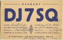 QSL - QTH - Funkkarte - DJ7SQ - Düren