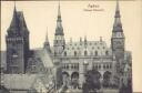 Postkarte - Aachen - Rathaus (Rückseite)