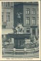 Aachen - Kaiser-Karls-Brunnen auf dem Marktplatz - Postkarte