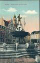 Aachen - Denkmal Kaiser Karl des Grossen - Postkarte