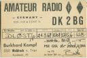 QSL - Funkkarte - DK2BG