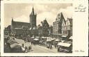 Ansichtskarte - Trier - St. Gangolf mit Markt