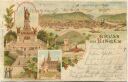 Postkarte - Gruss aus Bingen - National Denkmal