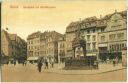 Postkarte - Mainz - Marktplatz - Brunnen