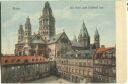 Postkarte - Mainz - Dom vom Leichhof aus