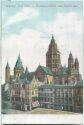 Postkarte - Mainz - Dom - Nordwest-Seite