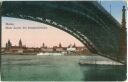 Postkarte - Mainz - Blick durch die Straßenbrücke