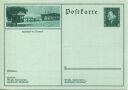 Rheinblick bei Neuwied - Bildpostkarte 1930 - Ganzsache