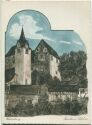 Postkarte - Westerburg im Westerwald - Kirche und Schloss