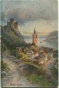 Burg Maus - Künstler-Ansichtskarte