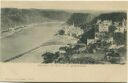 Postkarte - Rheinfels - St. Goar - St. Goarshausen ca. 1910 