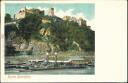 Postkarte - Ruine Rheinfels - Rheinschiff