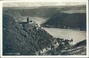 Burg Katz mit Loreley - Foto-AK