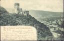 Postkarte - Burg Lahneck und Niederlahnstein