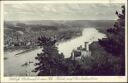 Postkarte - Blick auf Oberlahnstein - Schloss Stolzenfels