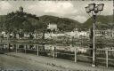 Foto-AK - Cochem - Moselufer mit Burg