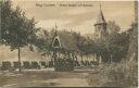 Postkarte - Burg Cochem - grosser Burghof mit Brunnen