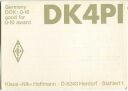QSL - Funkkarte - DK4PI - Herdorf