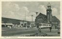 Postkarte - Hagen - Bahnhof - Strassenbahn