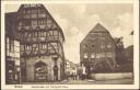 Postkarte - Soest - Marktstrasse mit Freiligrath-Haus