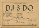 QSL - Funkkarte - DJ3DQ - Hamm-Heesen - 1958