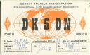 QSL - Funkkarte - DK5DN