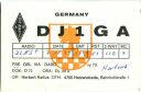 QSL - QTH - Funkkarte - DJ1GA - Holzwickede