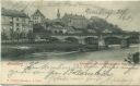 Postkarte - Arnsberg - Klosterbrücke und Landsberger Hof