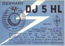 QSL - Funkkarte - DJ5HL - Frankfurt - 1959