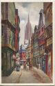 Postkarte - Frankfurt - Im alten Markt - Liebig-Künstlerkarte